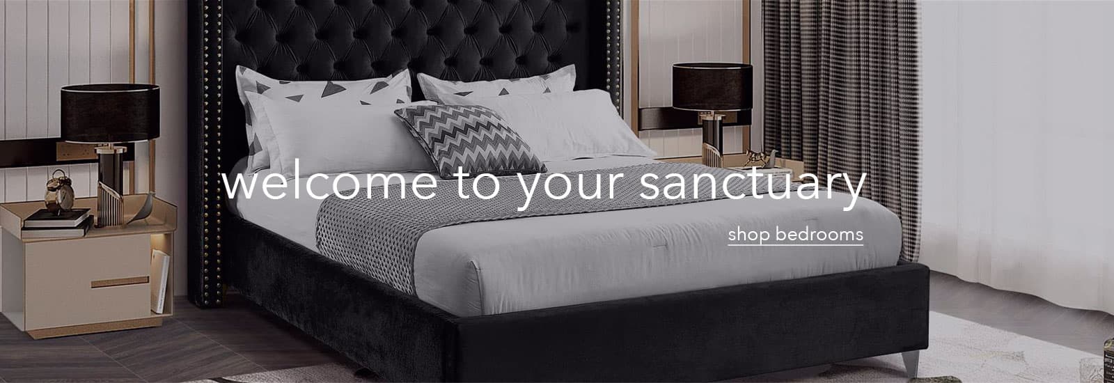 Welcome to your Sanctuary Shop Bedrooms